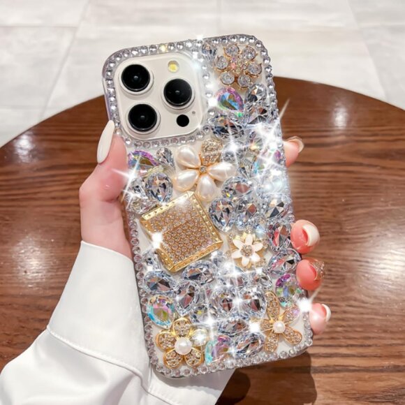 Iphone 16 16 Pro 16 Pro Max iPhone Luxury Diamond Case - Picture 9 of 9